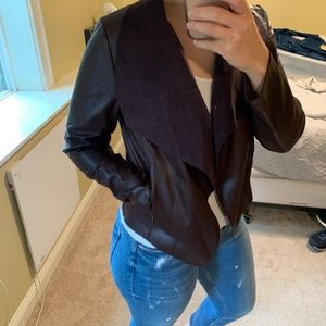 Bagatelle Faux Leather/ Suede Jacket